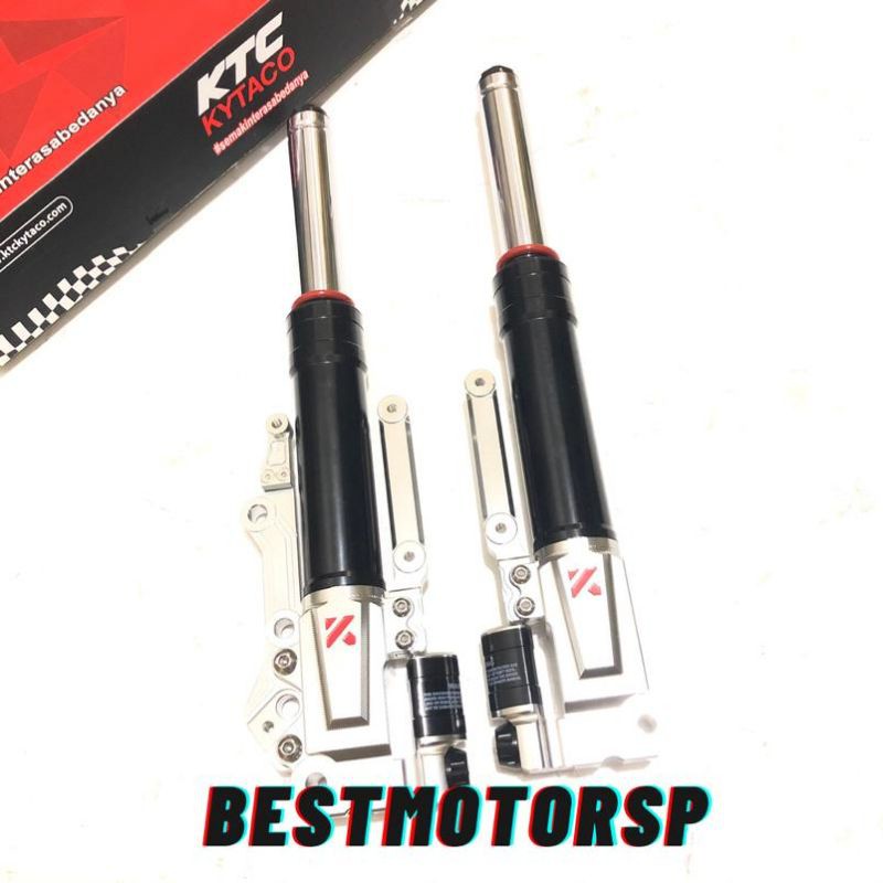 Suspension Nmax Old - Nmax New 2020 Suspension KTC KYTACO ORIGINAL Shock Depan USD SFF-07 BK 3D