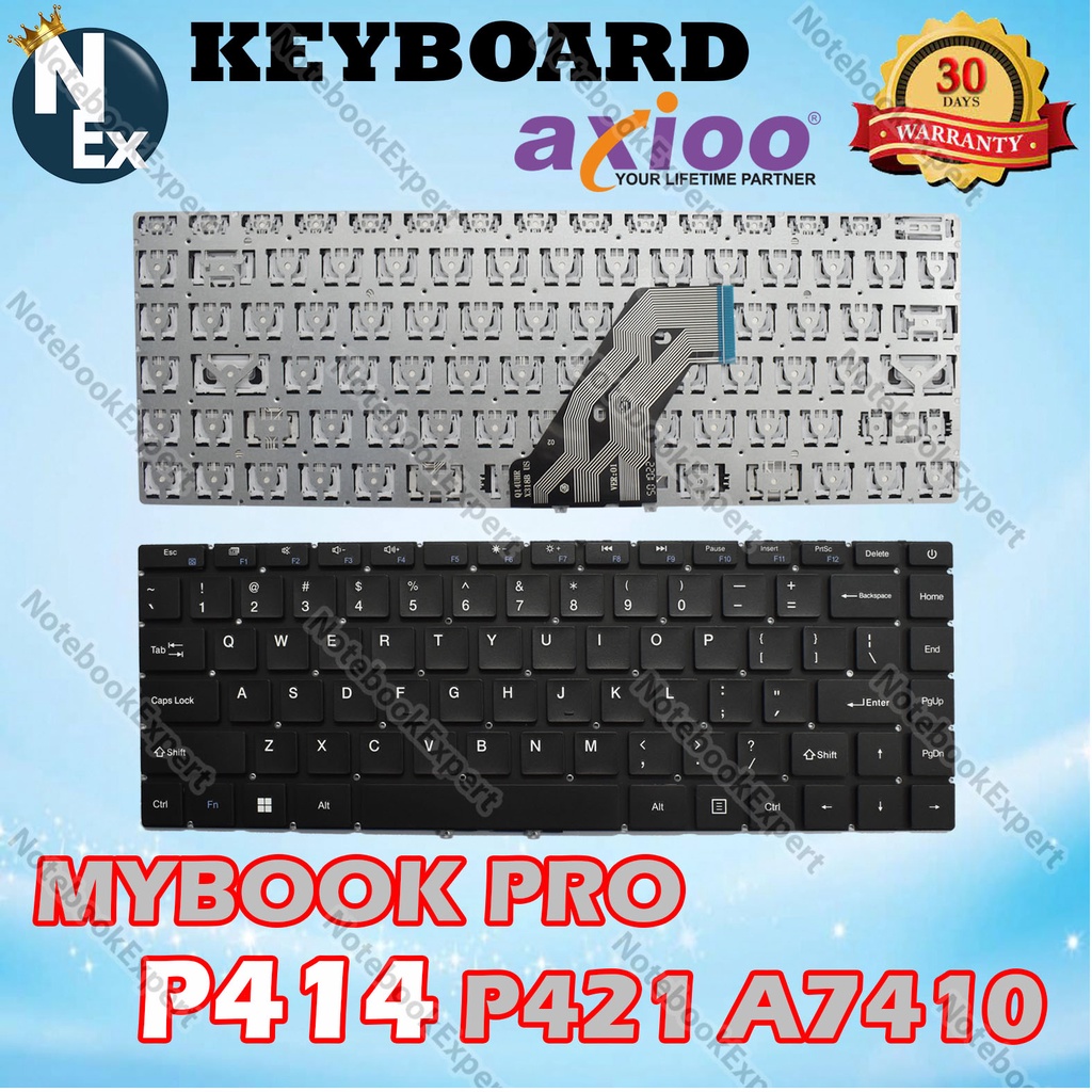 KEYBOARD AXIOO MYBOOK PRO P414 P421 A7410 - BLACK