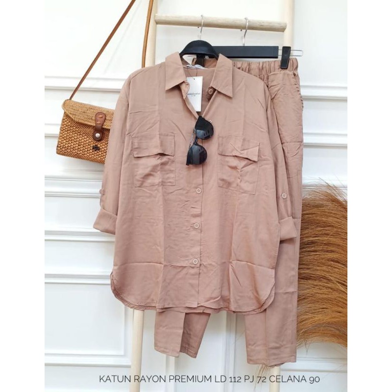 SET KATUN RAYON PAJAMAS