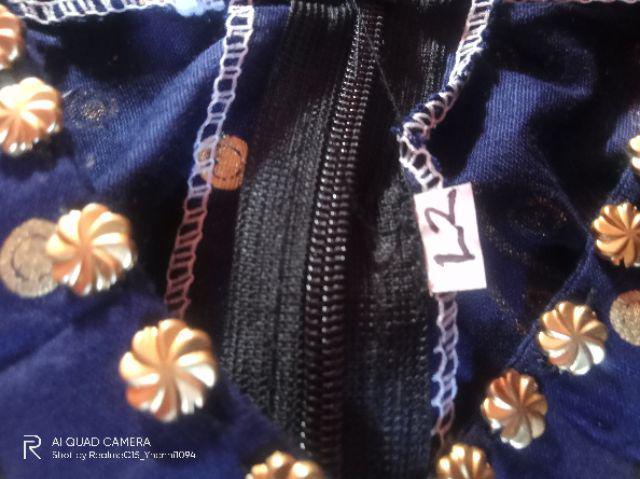 Set Coupel Gamis Matahari Navy Terbaru-couple Songket-set Batik Palembang-seragam Keluarga