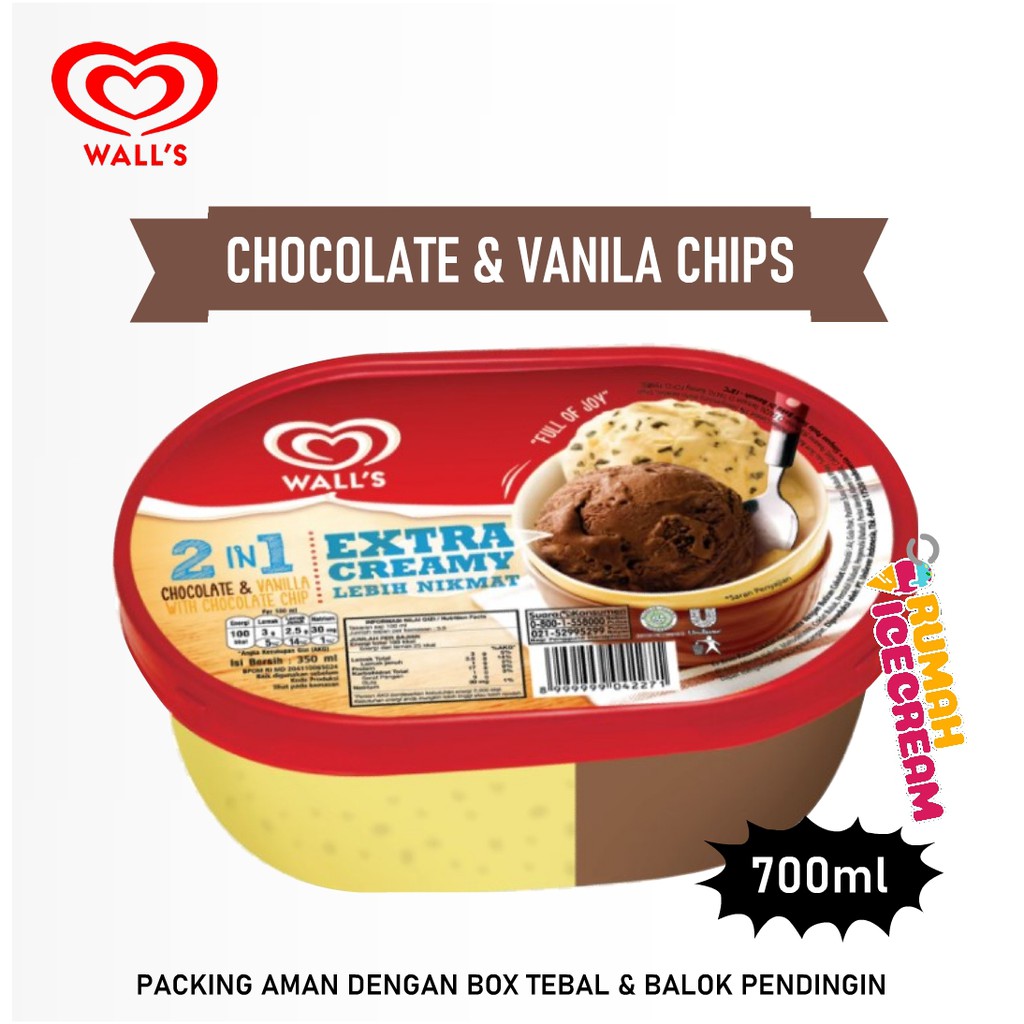 

Ice Cream / Es Krim Choco Vanilla Chips Walls