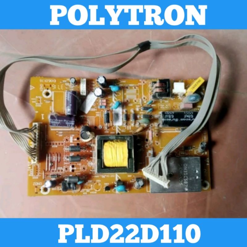 Psu TV LED POLYTRON PLD22D110 Psu POLYTRON PLD 22D110 Psu 22D110 Power Supply POLYTRON Power Supply 