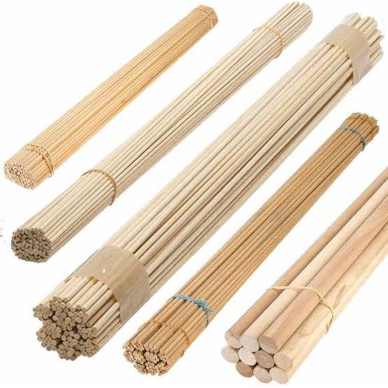 Dowel kayu ramin diameter 0.8 (Luar Jabodetabek)