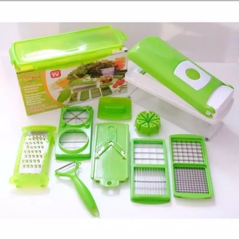 Genius Nicer Dicer Plus Parutan Pemotong Serbaguna