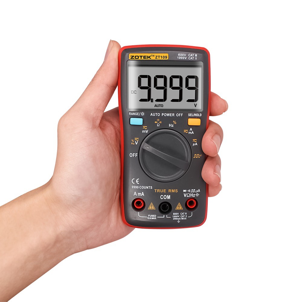 Zotek ZT109 Multitster Digital 9999 count Auto | manual range