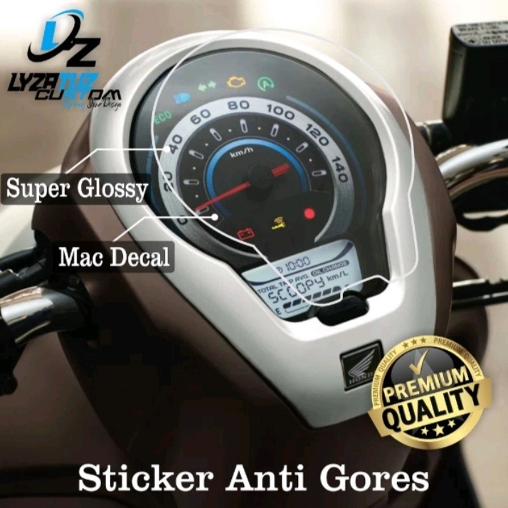 stiker sticker pelindung speedometer spido NEW SCOOPY 2020-2022 PRESTIGE transparan