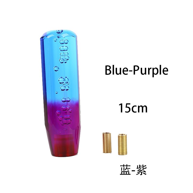 Knob Tuas Perseneling Mobil Manual Universal Bentuk Gelembung Kristal Transparan