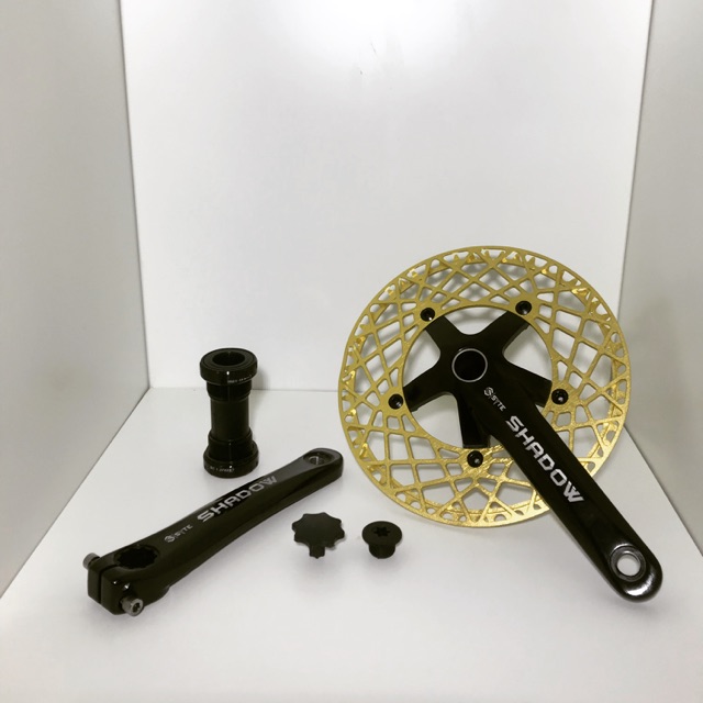 Crankset Syte Shadow 53T Gold HTII