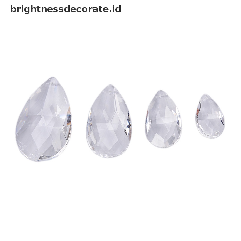 [birth] Clear Chandelier Glass Crystals Lamp Multi Faceted Bead Hanging Drops Pendants [ID]