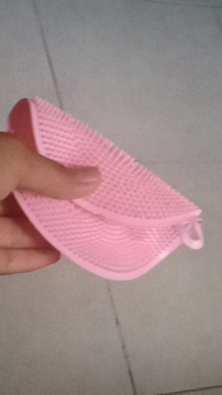 Ss01 Silikon Spons Cuci Piring Teflon Wajan Gelas Alat Dapur