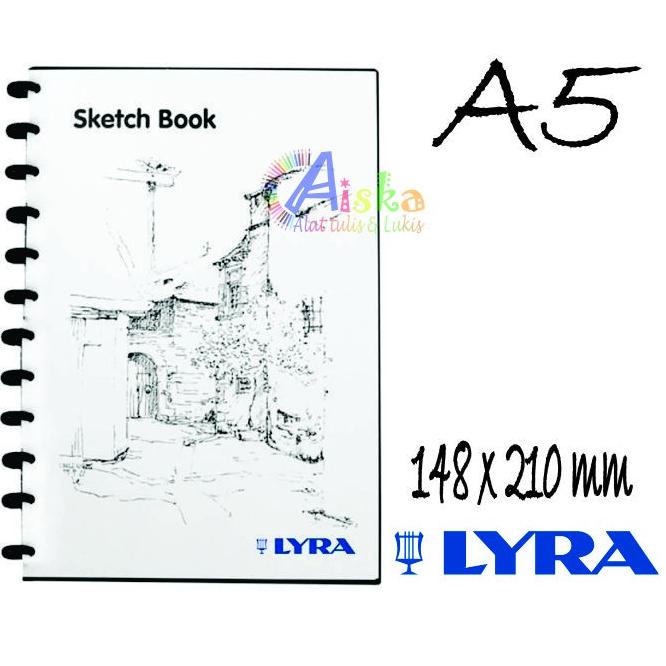 

[DISCOUNT HVT56] Lyra Sketch Book A5, A4, A3, & Refill (Buku Sketsa Lyra A5, A4, A3, &Refill) / Buku gambar Sale