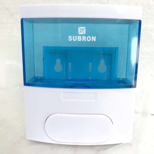 300ml Soap dispenser kotak tempat sabun cair single  transparan elegan