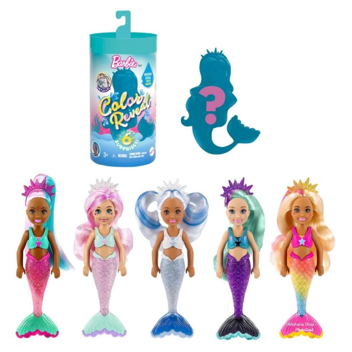 mermaid barbie color reveal