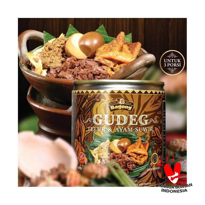 Gudeg Kaleng Bagong Khas Jogja All Varian Special Promo - 300Gram