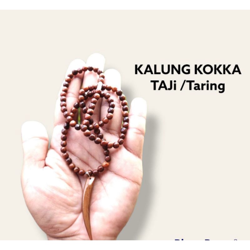 Kalung Kaukah Motif Asli Kayu Kaokah Kaukah Kaoka Koka Kokkah