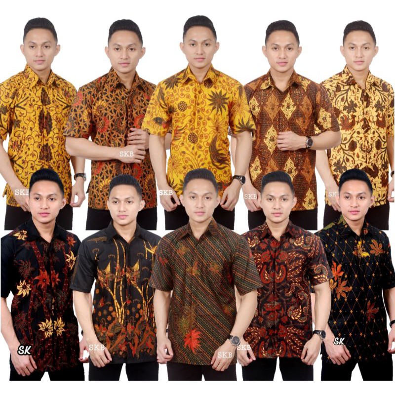 Harga Pabrik Parang Sogan Ori Rajasakti Kemeja Batik Pria Lengan Pendek Katun Primisima Berkualitas l8ROlDTpmxQxN