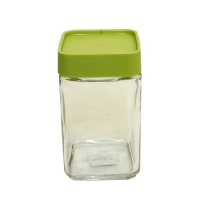 GLASSLOCK CANISTER BLOCK 700 ML     HIJAU