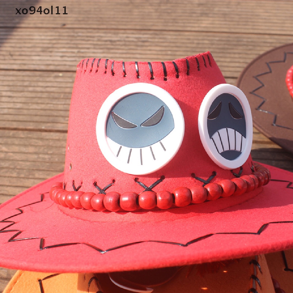 Topi Koboi Cosplay Anime One Piece Portgas D Ace Untuk Pria Dan Wanita