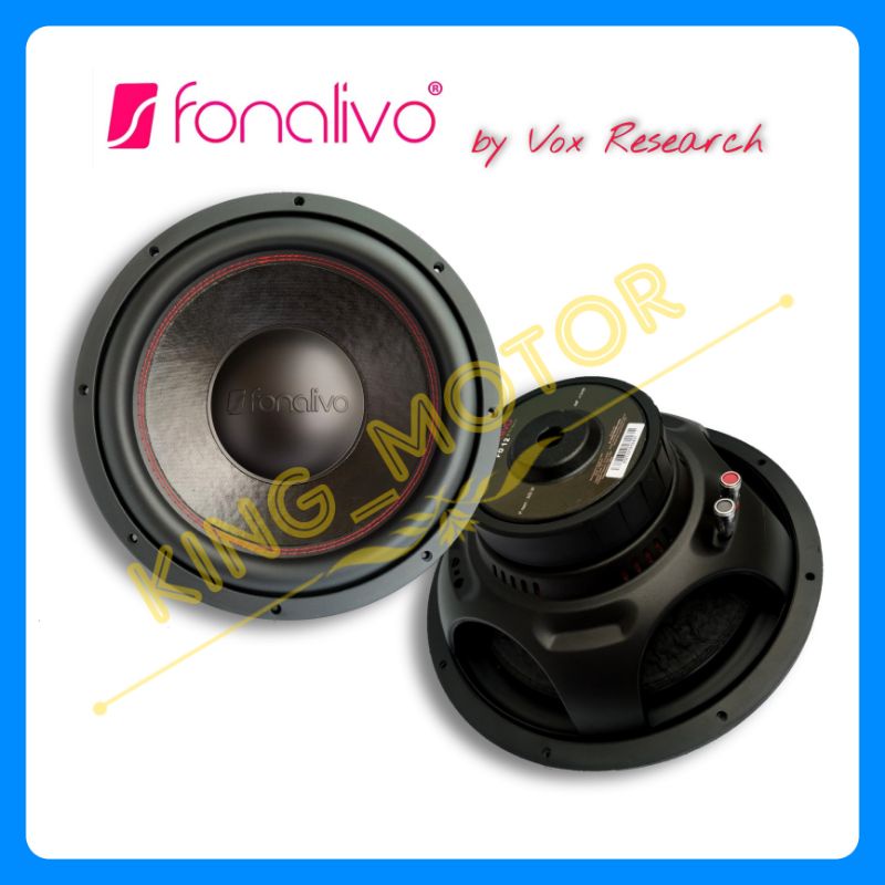 Subwoofer 12 Inch SVC Fonalivo FO12/FO-12 (by Vox Research)