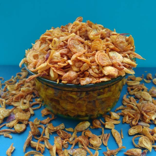 

Kiloan Bawang goreng kriuk garing gurih rasa original berat 1 kg