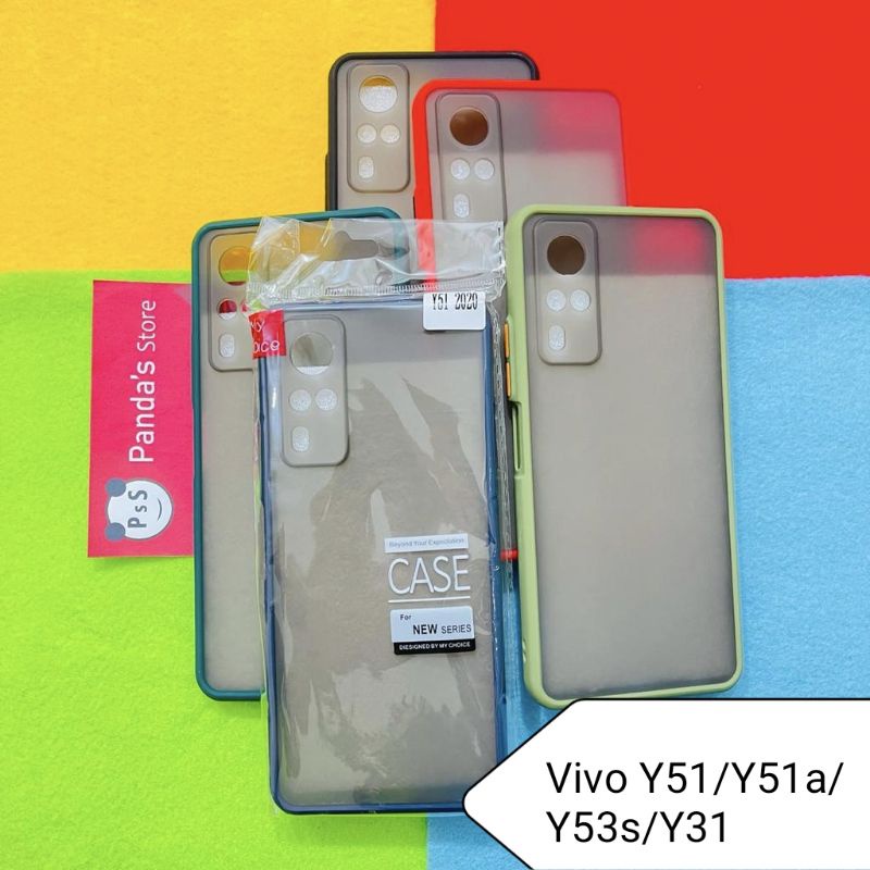 Case Vivo Y51 2020/Y51a/Y53s/Y31 My choice softcase Original Dove Oil [Premium]