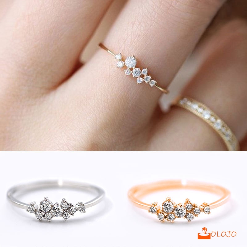 【COD】Cincin Model Terbuka Warna Emas 18K Gaya Korea untuk Wanita