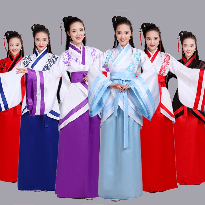 New Ancient Chinese clothing women's Hanfu Quyi costume costume Hanfu ethnic costume women's ancient