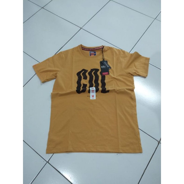 Kaos Cardinal Original Casual, Pria, Laki Laki, Perempuan, Kuning, (ukuran M - XXL ), Bahan Katun