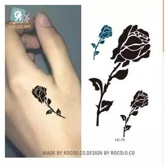 Wow 28 Gambar Tato  Bunga Mawar  Hitam Gambar Bunga HD