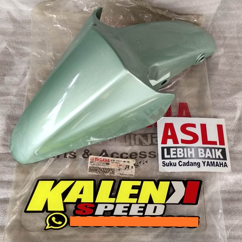 spakbor depan nouvo lele hijau tosca original yamaha