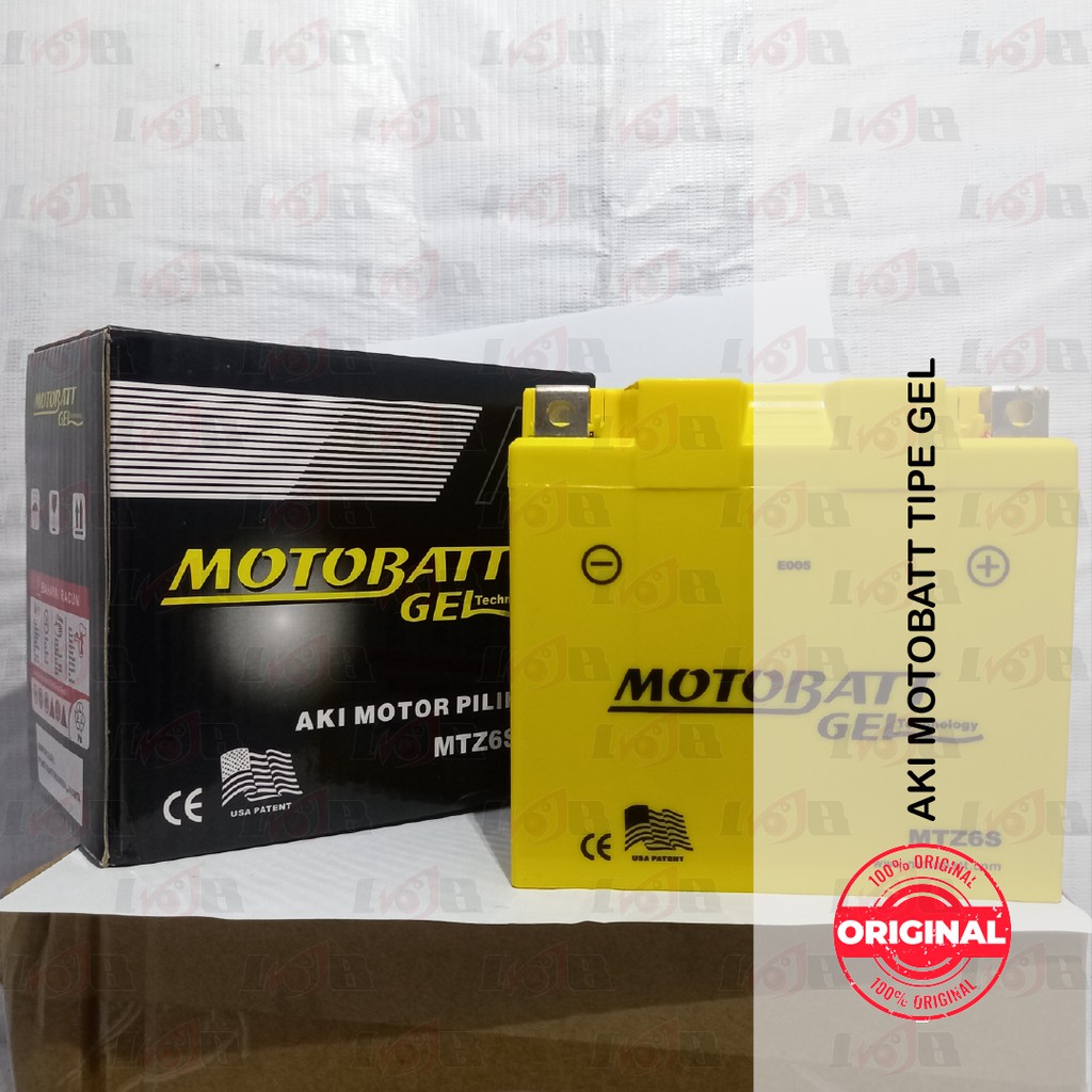 Accu Motobatt Gel MTZ6S GTZ6V YTZ7S 6Ah Nmax Vario 125 FU KLX CBR 150