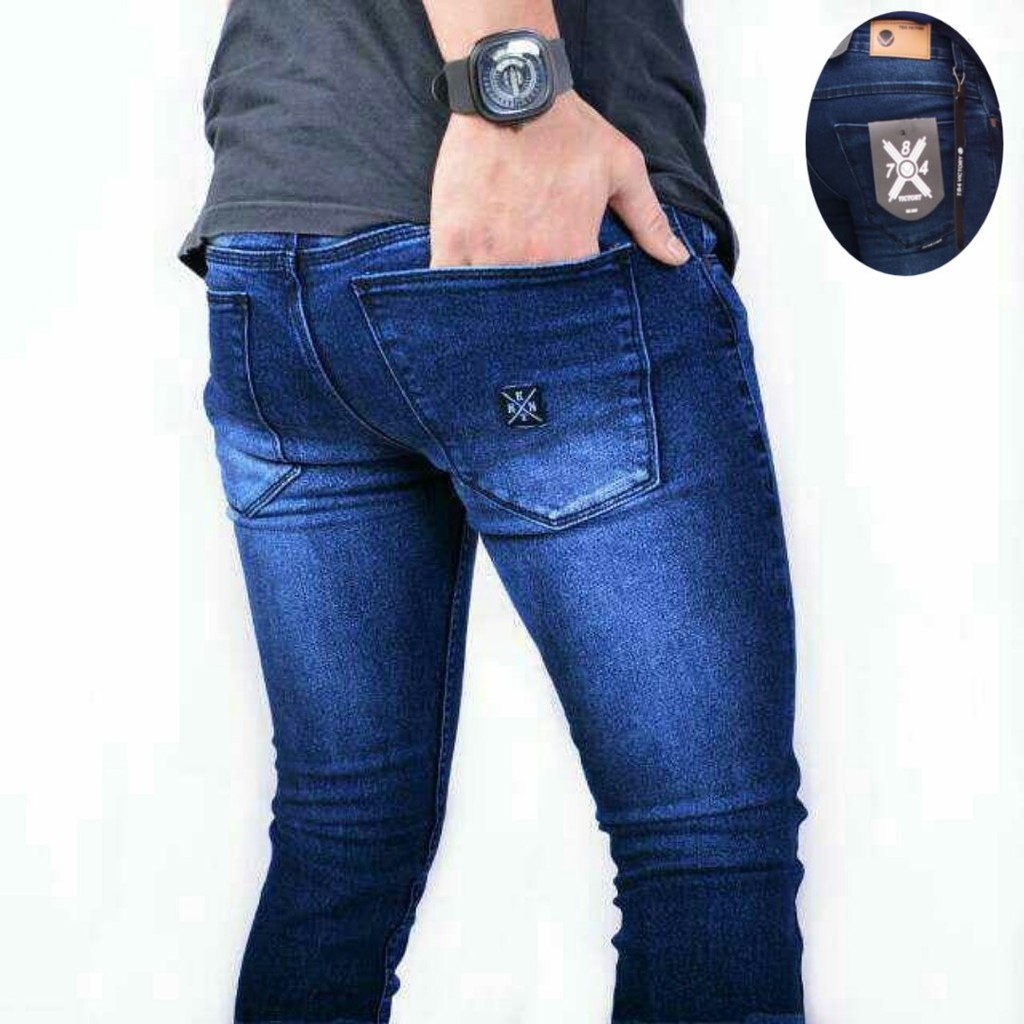 AIRBLACK DENIM TERLARIS / 784 VICTORY celana jeans NEW panjang skinny semi slimfit cowo / cowok /