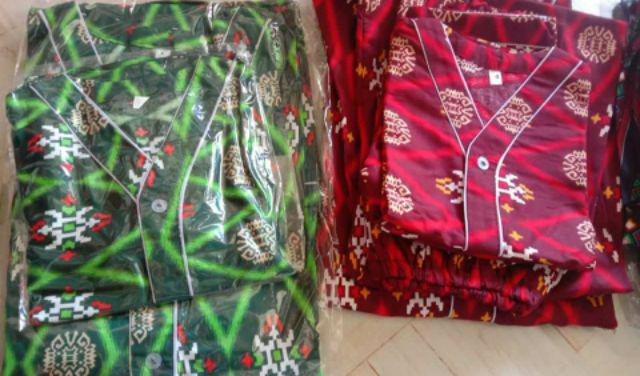 Piyama Batik Bagan Anak Size 1-10 (batik Bagan Siapi Api)