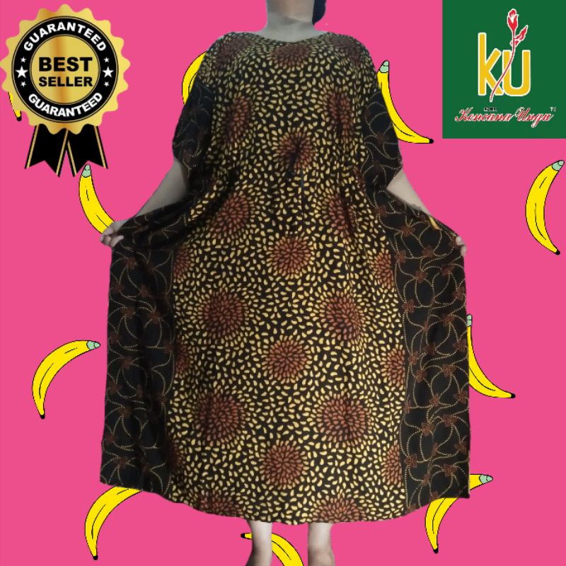 Daster Batik Kekinian Kalong/Lowo Serut Original Kencana Ungu