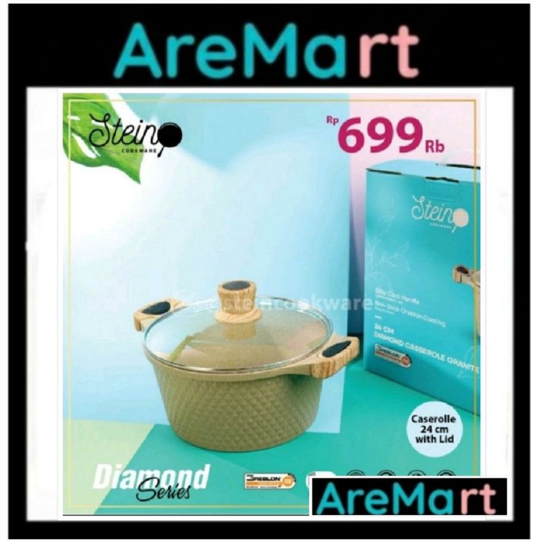 STEINCOOKWARE Diamond Casserole 24 STEIN COOKWARE Diamond Casserole 24 STEIN Casserole STEIN COOKWAR