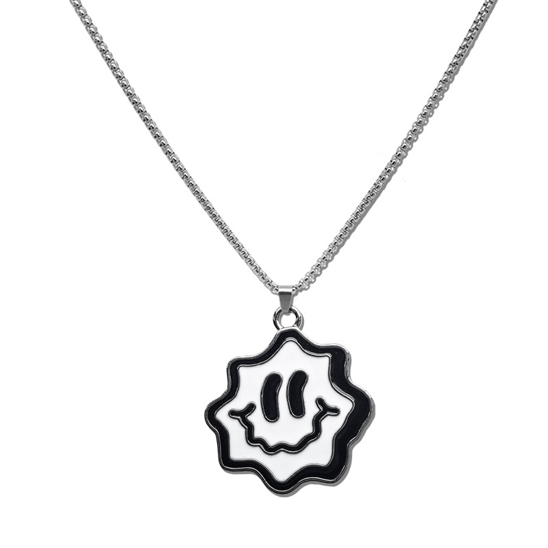 Necklace Accessories Trend Hip Hop Smiley Pendant Chain