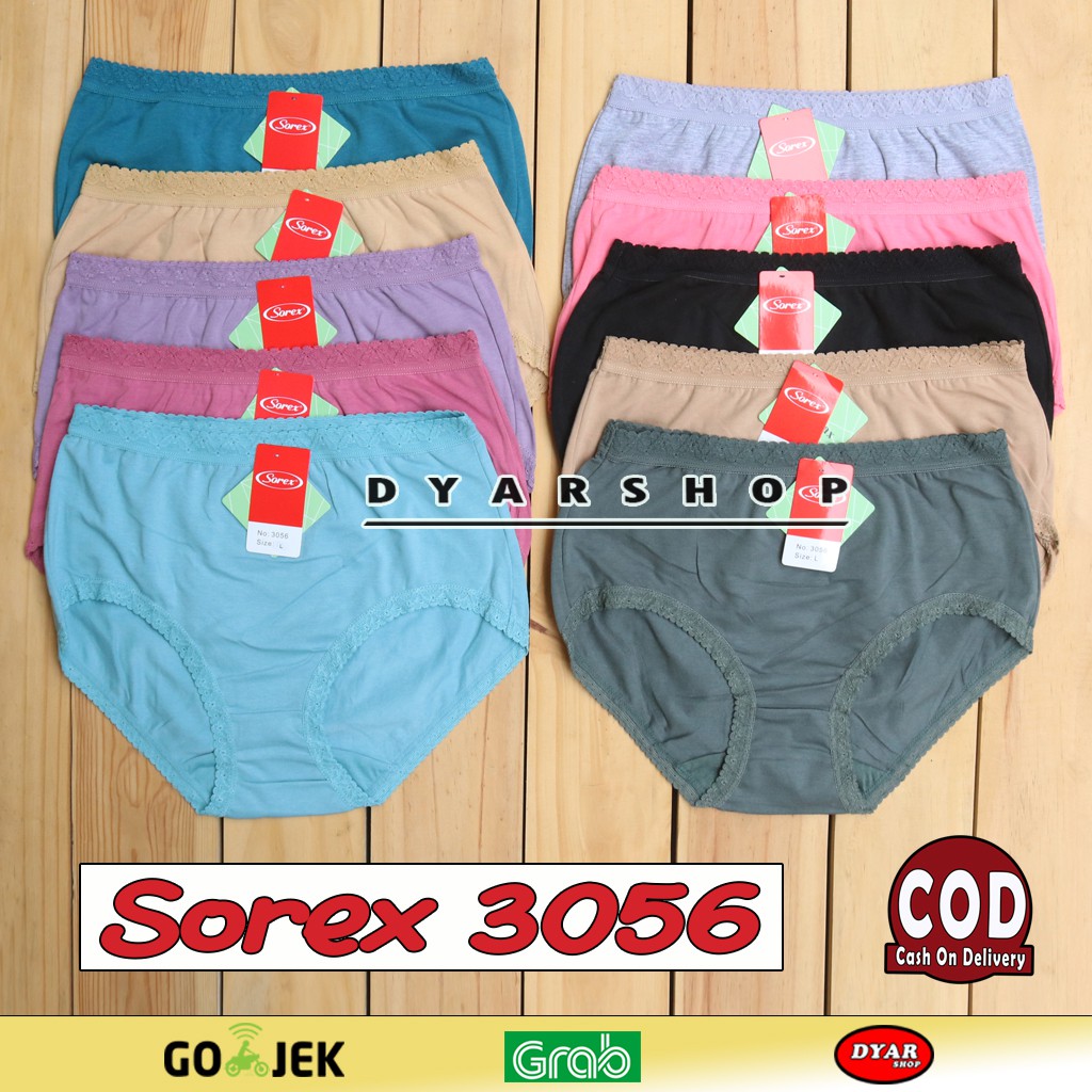 [6pcs] CD SOREX 3056 | Celana dalam sorex karet renda | cd sorex grosir .