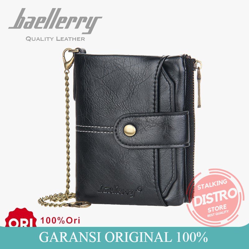 Dompet Pria BAELLERRY D3231 Dompet Pendek Bahan Kulit PU Leather Premium dompet baellery dompet bael