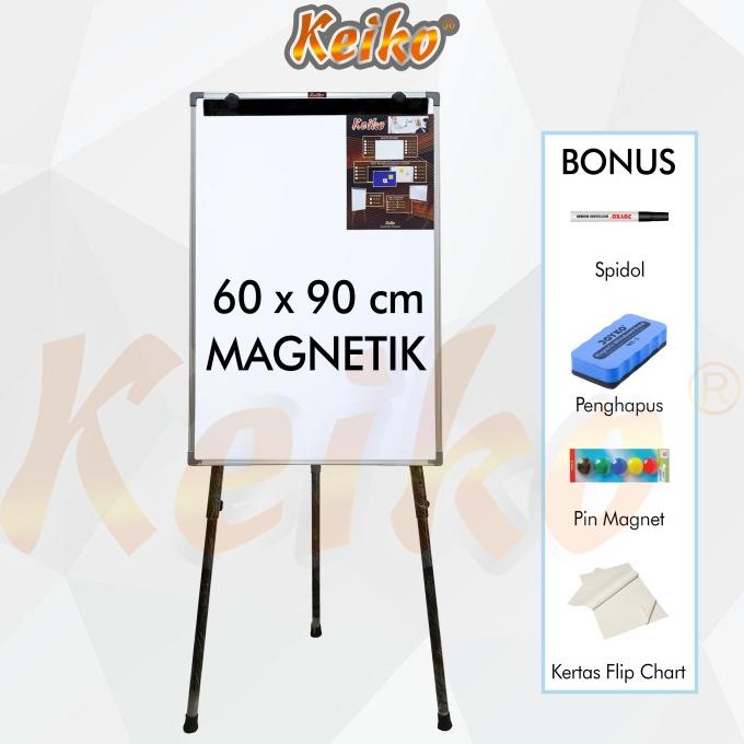 

Office & Stationery | Alat Tulis | Flip Chart / Flipchart / Papan Presentasi Keiko 60 X 90 Cm | Best Seller