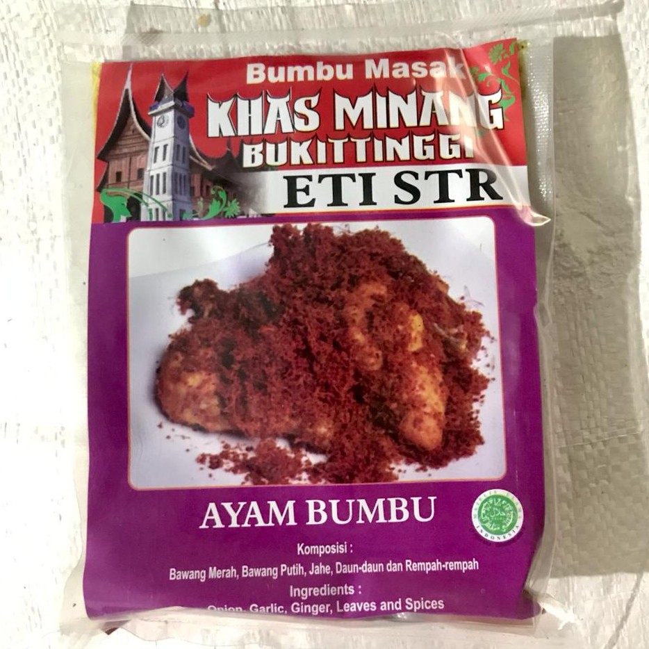 

Bumbu Ayam Bumbu Khas Minang