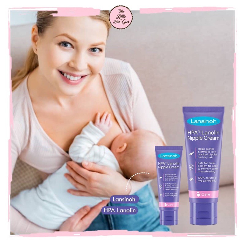 [READY] Lansinoh HPA Lanolin Nipple Cream bonus oral cleaner