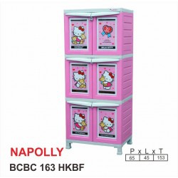 Lemari Plastik Napolly BCBC 163 HKBF