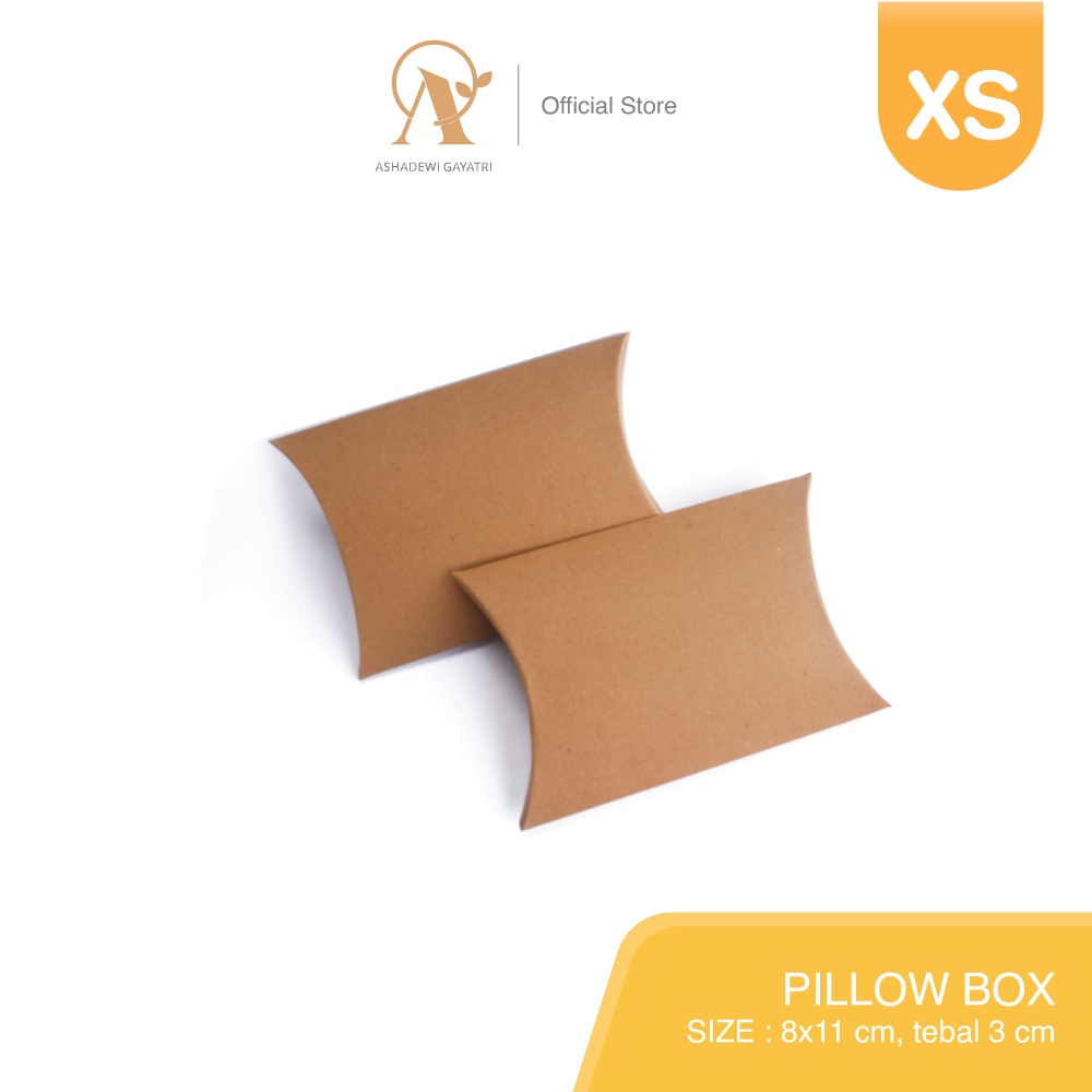 

Ashadewi Gayatri - Pillow Box XS / Extra Small (8x11 cm) Brown Kraft / Paper / Paper Packaging