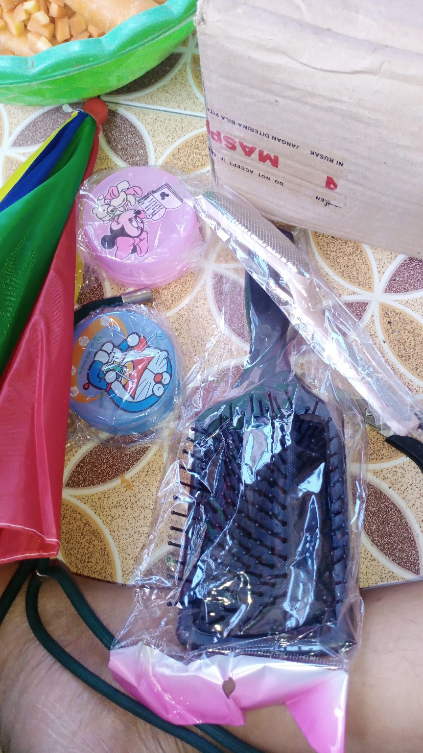 Topi Payung Headband Umbrella Hat Topi Mancing Golf Unik Outdoor