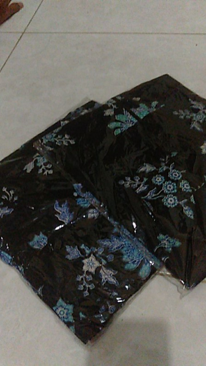 Batik Couple Keluarga Sania Ruffle Ori Ndoro Jowi Dnt Motif