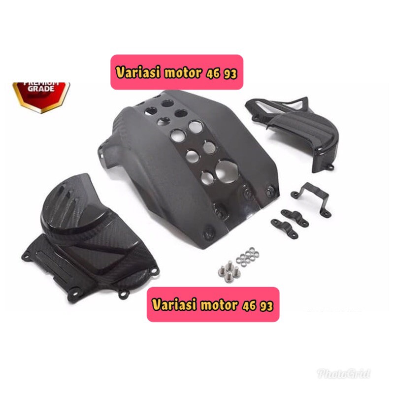 full set cover engine honda crf 150 cover mesin crf 150 full set pelindung mesin crf 150l