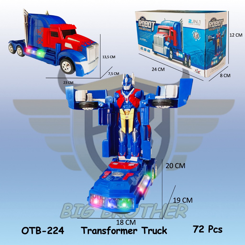 PROMO  OTB024P OTB221 OTB224  OTB221A OTB111 Mainan Anak Mobil Mobilan Robot Transformer BIGBROTHER-OTB224