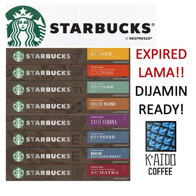 

[ COD ] Nespresso Starbucks Coffee Capsule Capsules Kopi Kapsul Lungo Espresso TERJAMIN Kode 1247