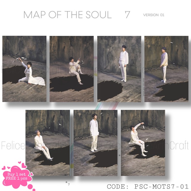 

Post Card BTS Map of The Soul : 7 Version 1 [Unofficial]