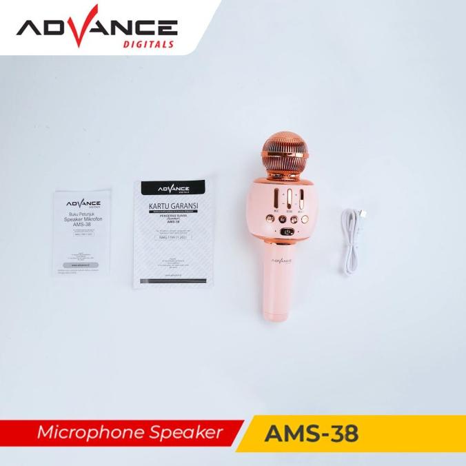 Advance Microphone Speaker Bluetooth AMS 38